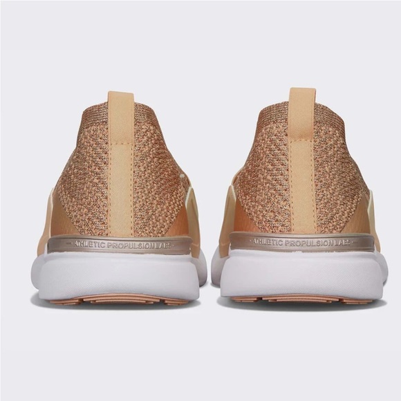 APL Women TechLoom Bliss Shoes Rose Gold Champagne Metallic Silver running - Picture 6 of 7